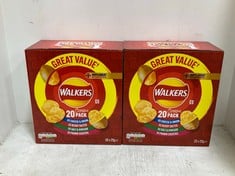 PALLET OF WALKERS 20 PACK CLASSIC FLAVOUR CRISP 20 X 25G - BBE: 07/2024 (ZONE 4) (KERBSIDE PALLET DELIVERY)