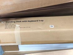 STANDING DESK WITH KEYBOARD TRAY - MODEL NO. S17 - RRP £140 (ZONE 4)