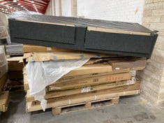 PALLET OF ASSORTED FURNITURE / PARTS TO INCLUDE VIDA DESIGNS SYDNEY BUNK BED FRAME WITH DESK IN WHITE (BOX 2/2, PART ONLY) (KERBSIDE PALLET DELIVERY)