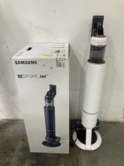 SAMSUNG BESPOKE JET PLUS STICK VACUUM CLEANER - MODEL NO. VS20A95823W - RRP £580 (ZONE 1)