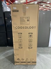 COOKOLOGY TALL FREESTANDING FREEZER IN INOX - MODEL NO. CTFZ163IX/1 - RRP £300 (ZONE 6)