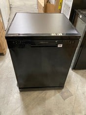 COOKOLOGY FREESTANDING FULL SIZE DISHWASHER IN BLACK - MODEL NO. CFSD613BK - RRP £270 (ZONE 6)