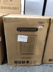 COOKOLOGY FREESTANDING UNDER COUNTER FRIDGE IN STAINLESS STEEL - MODEL NO. CWC605SS - RRP £500 (ZONE 6)