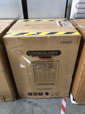 COOKOLOGY FREESTANDING UNDER COUNTER FRIDGE IN STAINLESS STEEL - MODEL NO. CWC605SS - RRP £500 (ZONE 6)