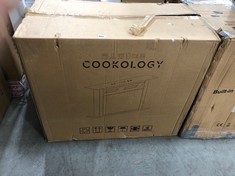 COOKOLOGY 90CM DOWNDRAFT CHIMNEY COOKER HOOD - MODEL NO. CDD905BK - RRP £480 (ZONE 6)