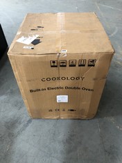 COOKOLOGY BUILT IN ELECTRIC DOUBLE OVEN - MODEL NO. CDO720BK - RRP £350 (ZONE 6)