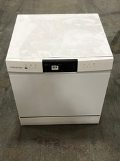 COOKOLOGY TABLE TOP 8 PLACE DISHWASHER IN WHITE - MODEL NO. CTTD8WH - RRP £250 (ZONE 6)