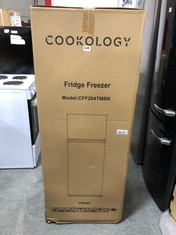 COOKOLOGY FREESTANDING FRIDGE FREEZER - MODEL NO. CFF204TMBK - RRP £225 (ZONE 6)