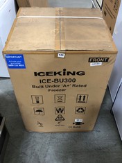 ICEKING BUILT UNDER FREEZER - MODEL NO. ICE-BU300 - RRP £420 (ZONE 6)