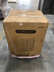 COOKOLOGY UNDER COUNTER 2 DOOR WINE COOLER - MODEL NO. CWC609BK - RRP £530 (ZONE 6)