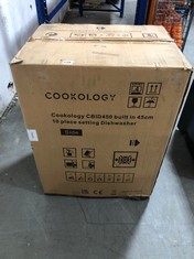 COOKOLOGY BUILT IN 45CM 10 PLACE SETTING DISHWASHER - MODEL NO. CBID450 - RRP £270 (ZONE 6)