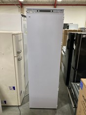 MONTPELLIER INTEGRATED TALL FREEZER IN WHITE - MODEL NO. MITF210 - RRP £500 (ZONE 6)