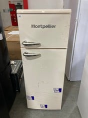 MONTPELLIER RETRO STYLE TOP MOUNT FRIDGE FREEZER IN CREAM (ZONE 6)