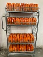 CAGE OF LUCOZADE ENERGY ORANGE FLAVOUR DRINK 4 X 380ML - BBE: 12/2024 (CAGE NOT INCLUDED) (ZONE 6) (COLLECTION ONLY)