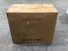 COOKOLOGY 90CM DOWNDRAFT COOKER CHIMNEY HOOD - MODEL NO. CDD905BK - RRP £480 (ZONE 7)