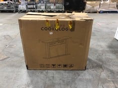 COOKOLOGY 90CM KITCHEN ISLAND EXTRACTOR - MODEL NO. CDD900BK - RRP £427 (ZONE 7)