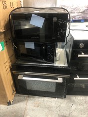 3 X ASSORTED COOKOLOGY APPLIANCES TO INCLUDE MANUAL MICROWAVE OVEN IN BLACK (ZONE 7)