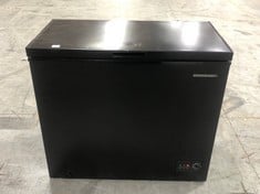 COOKOLOGY 293L CHEST FREEZER IN BLACK - RRP £300 (ZONE 7) (KERBSIDE PALLET DELIVERY)