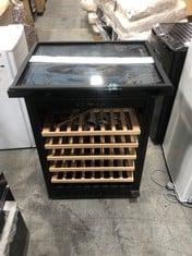 COOKOLOGY UNDER COUNTER WINE COOLER IN BLACK - MODEL NO. CWC601BK - RRP £450 (ZONE 7)