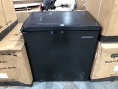 COOKOLOGY FREESTANDING CHEST FREEZER IN BLACK - MODEL NO. CCFZ198BK - RRP £200 (ZONE 7)