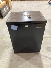 COOKOLOGY 142L CHEST FREEZER IN BLACK - MODEL NO. CCF142BK - RRP £165 (ZONE 1)