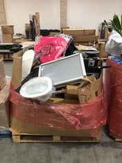 PALLET OF ASSORTED ITEMS TO INCLUDE FELLOWS POWER SHREDDER (ZONE 8)