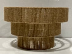 3 TIER TWINE EASY FIT CEILING LIGHT