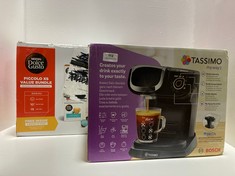 BOSCH TASSIMO MY WAY 2 COFFEE MACHINE TO INCLUDE DELONGHI NESCAFE DOLCE GUSTO PICCOLO XS COFFEE MACHINE