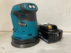 MAKITA 18V LI-ION LXT SANDER DBO180Z TO INCLUDE MAKITA 3.0AH 18V LI-ION BATTERY BL1830B