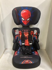 NANIA MARVEL SPIDERMAN BELINE GROUP 123 HIGH BACK CAR SEAT