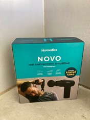 HOMEDICS NOVO EVERYDAY MINI MASSAGE GUN IN BLACK