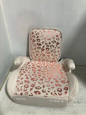 MY BABIIE I-SIZE BLUSH LEOPARD HIGHBACK CAR SEAT