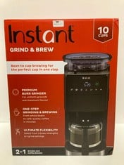 INSTANT GRIND AND BREW BEAN TO CUP 2 IN 1 GRINDER AND COFFEE BREWER RRP £149