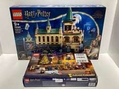 LEGO 76438 HARRY POTTER ADVENT CALENDAR TO INCLUDE LEGO 76389 HARRY POTTER CHAMBER OF SECRETS MODULAR CASTLE TOY