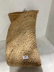 LA REDOUTE INTERIEURS AFTAS ROUND JUTE RUG NATURAL BEIGE GGJ879 120X120CM- RRP £60