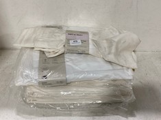 4 X ASSORTED JOHN LEWIS BEDDING TO INCLUDE JOHN LEWIS CRISP & FRESH EGYPTIAN COTTON FLAT DOUBLE SHEET