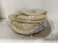 4 X ASSORTED JOHN LEWIS ACCESSORIES TO INCLUDE JOHN LEWIS BEIGE/BROWN HAT SIZE S/M