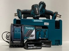 MAKITA DLX213TJ DHP482/DTD152 18V LXT CORDLESS COMBI DRILL & IMPACT DRIVER WITH 2 X 5AH BATTERIES, FAST CHARGER IN CARRY CASE RRP- £329.99