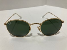 RAY BAN RB3447 ROUND METAL SUNGLASSES IN CASE RRP- £202