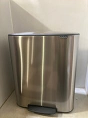 BRABANTIA BO TOUCH BIN WITH 2 INNER BUCKETS 2 X 30 LITRE RRP £151