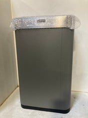 TOWER 75L RECTANGULAR SENSOR BIN IN TITANIUM