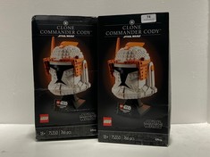 2 X LEGO 75350 DISNEY STAR WARS CLONE COMMANDER CODY TOTAL RRP- £120