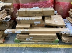 PALLET OF ASSORTED FURNITURE TO INCLUDE OXFORD 5 TIER CUBE BOOKCASE IN OAK (BOX 1 OF 1) (KERBSIDE PALLET DELIVERY)