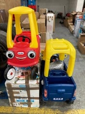 3X LITTLE TIKES PUSH ALONG SMILEY CARS