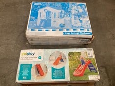 PALPLAY FUN N FOLD JUNIOR SLIDE AND LITTLE TIKES CAPE COTTAGE PLAYHOUSE