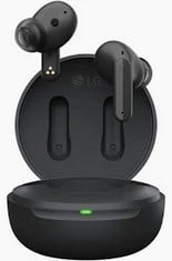 LG 3X ITEMS TO INCLUDE 3 UFP5 EARBUDS IN BLACK. (WITH BOX AND UNIT ONLY) [JPTC71904]