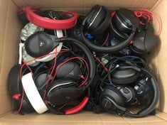 TURTLE BEACH BOX OF ASSORTED HEADSETS GAMING ACCESSORY. (UNIT ONLY) [JPTC71627]