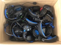 TURTLE BEACH BOX OF ASSORTED HEADSETS GAMING ACCESSORY. (UNIT ONLY) [JPTC71653]