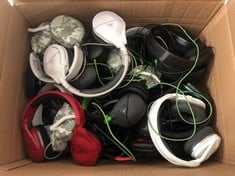 TURTLE BEACH BOX OF ASSORTED HEADSETS GAMING ACCESSORY. (UNIT ONLY) [JPTC71649]