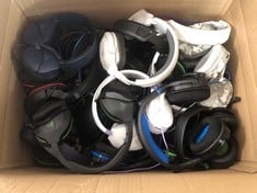 TURTLE BEACH BOX OF ASSORTED HEADSETS GAMING ACCESSORY. (UNIT ONLY) [JPTC71636]